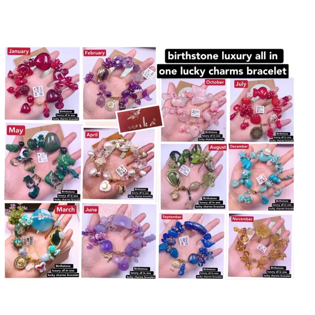 Philippine spotWikacharms birthstone luxury all in one lucky charms