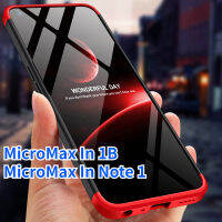 Aweven GKK เคสสำหรับ MicroMax ใน1B MicroMax ใน Note 1 360องศาปกป้องเต็มรูปแบบ3 In 1เคสพลาสติกบางเฉียบแข็งเกราะ GKK ฝาครอบเคสใส่โทรศัพท์ไฮบริด