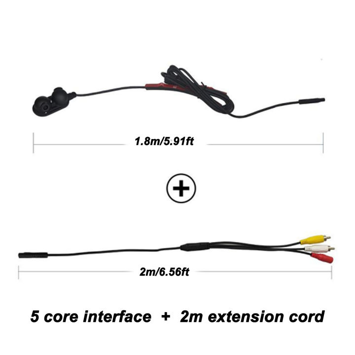 กล้องจุดบอดกันน้ำ-ip68รถยนต์ที่มองกล้องด้านข้างรถมุมมองด้านหน้ามองหลังมุมกว้างสำหรับรถพ่วงตู้รถบรรทุก-rv