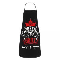 Queen Of The Grill Funny Apron Women Men Adult Unisex Kitchen Chef Bib Tablier Cuisine Cooking Baking Painting