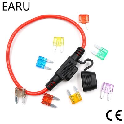 12V Car Waterproof Fuse Holder Socket TAP Adapter Micro/Mini/Standard ATM APM With 10A Blade Car Auto Motorcycle Motorbike Fuse Electrical Connectors