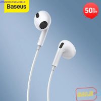 หูฟังโทรศัพท์ หูฟังเสียงดี  Baseus รุ่น C17 &amp; H17 หูฟัง Encok Type-C &amp; ios หูฟังชนิดใส่ในหูด้านข้าง หูฟัง เกมมิ่ง