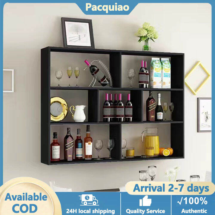 【COD】Simple modern wine rack wine wallmounted restaurant restaurant wallmounted wine