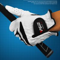 PGM Golf Gloves Sheepskin Mens Left and Right One-handed Sports Gloves Durable and comfortable New 2023