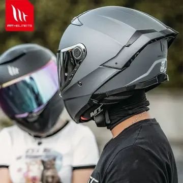 MT HELMETS Thunder 4 SV Matt Black Helmet Motorcycle Full Face Double Lens  Helmet Capacete De Moto Quality ECE DOT Approved