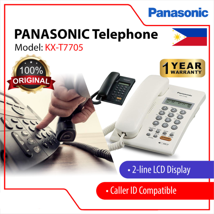 Panasonic KXT7705 Landline Telephone with Hands Free Speakerphone, 2