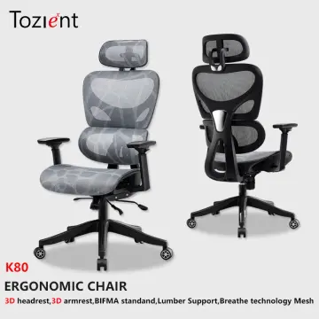 ToZient Ergonomic Office Chair,Adjustable Mechanism, Mesh Back and Seat  Support