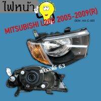 ไฟหน้า (HEADLIGHT) Mitsubishi Triton Plus 2010-2013  ไททัน รุ่นแรก สามารถใส่ได้ ปี 2005 2006 2007 2008 2009 2010 2011 2012 รหัส KX-C-001