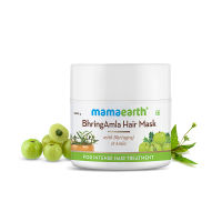 Mamaearth BhringAmla Hair Mask with Bhringraj &amp; Amla for Intense Hair Treatment – 200 g มาม่าเอิร์ธ บริ้ง อัมลา แฮร์ มาส์ก