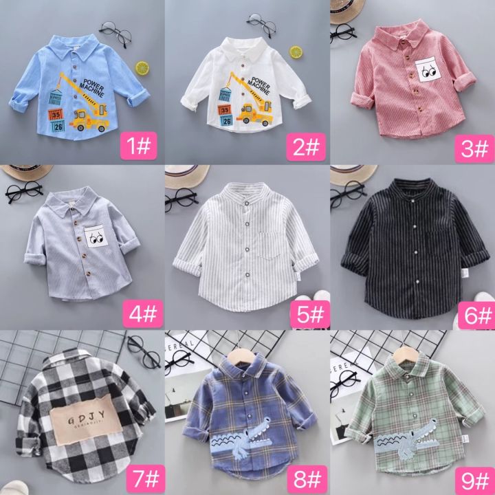 เสื้อเชิ้ตคอปกแฟชั่น-วันรุ่นเด็ก-มาใหม่-yf64