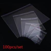 【DT】 hot  100pcs Multiple Size Clear Self-adhesive Cello Cellophane Bag Self Sealing Small Plastic Bags For Candy Packing Resealable Bags