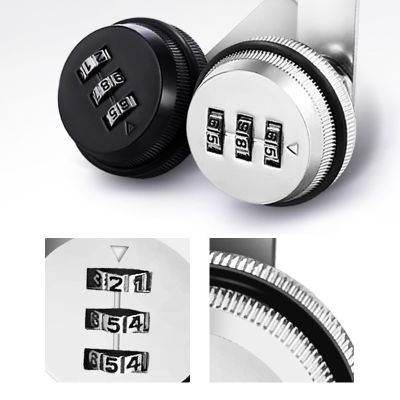【YF】 Alloy for Furniture Cabinet Door 3 Digit Combination Password Code Drawer Lock Box 20mm Smart Cam