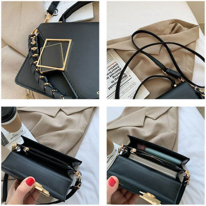 trendy-organ-sling-bag-small-women-crossbody-top-handle-mini-chain-handbag-beg