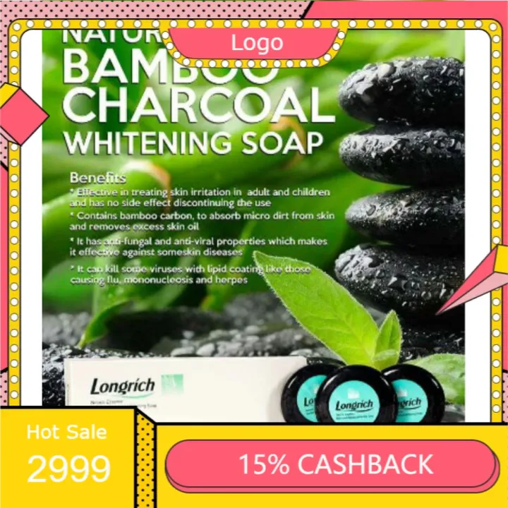 Longrich Bamboo Charcoal Essence Soap (SOLD PER PIECE) Lazada PH