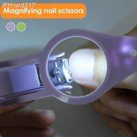 High Qualit LED Light Magnifier Nail Clippers Portable Foldable Splash-proof Home Practical Multi-Function Nail Clippers