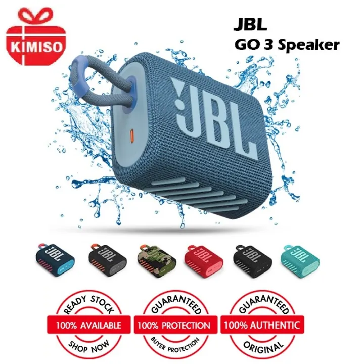 JBL GO 3 Wireless Bluetooth Speaker jbl go3 jbl Portable speakers Waterproof speaker outdoor