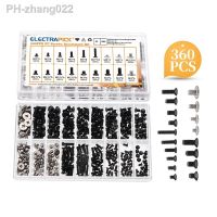 300/360Pcs M2 M2.5 M3 KM Screw Flat Head Phillips Screws Laptop Notebook Screws Set Kit For Computer Notebook Small Screw Kit