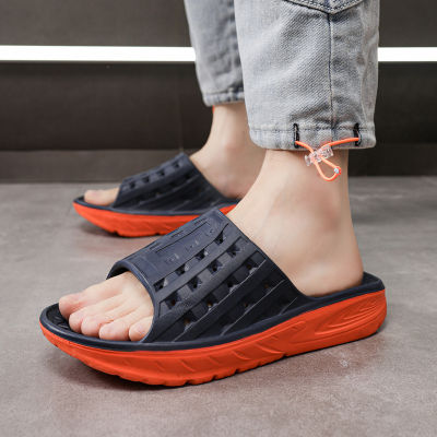 Summer Casual Men Shoes Plus Size 47 Fashion Mens Flip Flops Outdoor Beach Slide Sandals Male Non-Slip Indoor Bathroom Shoes