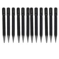 12Pcs High-Carbon Steel Center Punch Set 10cm Non Slip Center Punch for Alloy Steel Metal Wood Marking Drilling Tool