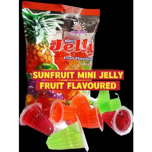 [TKM] Sunfruit Mini Jelly Fruit Flavoured 285g | Lazada