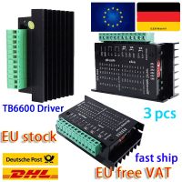 {RUIO}EU Shipping 3Pcs CNC TB6600 Stepper Motor Driver Controller 4A 9 42V TTL 16 Micro Step สำหรับ42/57/86 Stepper Motor Servo Motor