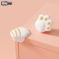 2PC Cat Paw Silicone Table Corner Protection Pad Table Anti-collision Protection Corner Anti-collision Pad Cartoon Decoration