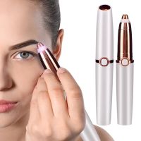 ZZOOI Electric Eyebrow Trimmer Makeup Painless Eye Brow Epilator Mini Shaver Razors Portable Facial Hair Remover Women depilator new