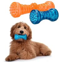Pet Dog Toys Rubber Resistant Bite Chew Interactive Toys For Puppy Pet Cleaning Teeth Built-in Sounding Toy Dog Accessories Toys