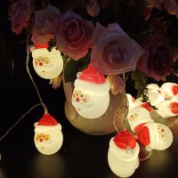 Newmine CN 1.5M 10Light led Santa Claus lights string Christmas snowman lights string room decorative lights festive lights flashing lights