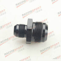 AN-16 AN16ถึง AN-10 AN10 Straight Reducer Union Fitting ADAPTER สีดำ