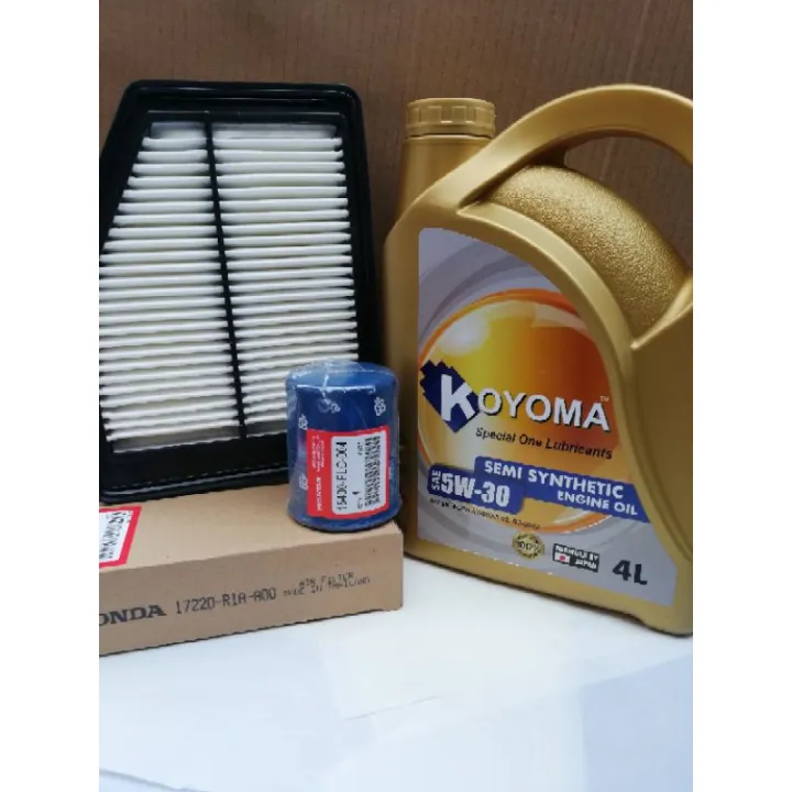 HONDA CIVIC TRO FB 1.8, 2.0 AIR FILTER + OIL FILTER + KOYOMA 5W30 SEMI