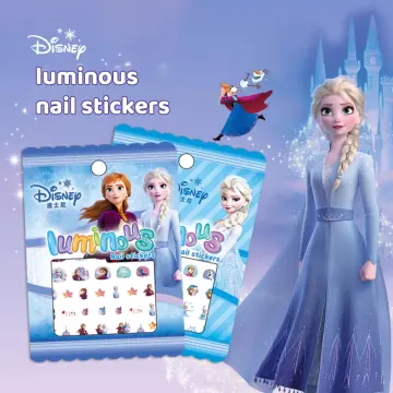 Disney nail stickers children cartoon princess girl environmental