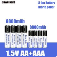 1.5V AA AAA USB Rechargeable battery AA 9800mAh/AAA 8800mAh li-ion batteries for toys watch MP3 player thermometer Cable