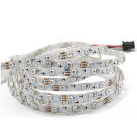 6MM S Shape DC5V 1m WS2812B LED Pixel Strip Light Built-in 2812 IC RGB NO Waterproof 5050 3060leds For Background