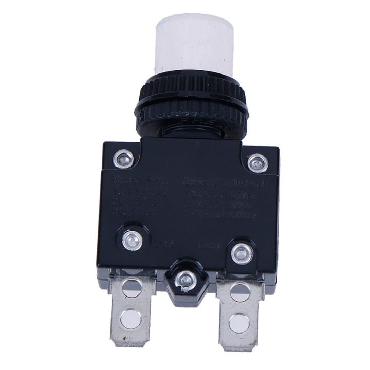 1x-circuit-breaker-12v-push-button-resettable-thermal-circuit-breaker-panel-mount-พร้อมฝาปิดกันน้ำ