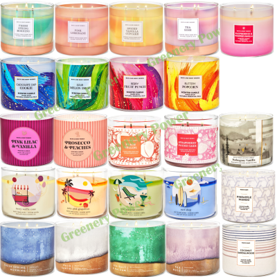 BBW#3 Candle Bath &amp; Body Works 3 wicked candle  เทียนหอม 411g