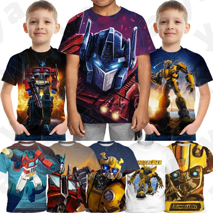 *YAYA*Transformers Bumblebee Transformers 3D Printing Children Kids ...