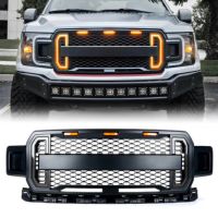 Grille de pare-chocs avant de voiture pour Ford F150 18-20 filet de calandre masque religieux