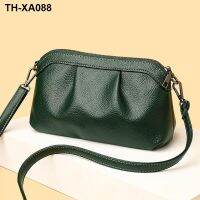 texture female middle-aged package 2023 new single shoulder slope temperament soft leather satchel joker bags