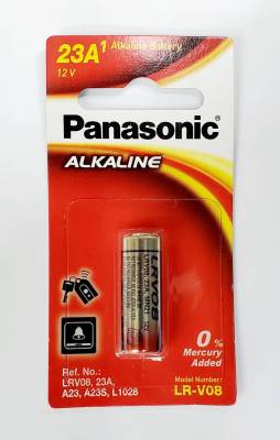 ถ่าน Panasonic LV08 เบอร์ 23A 12V ของแท้บริษัท แพ็ค 1 ก้อน