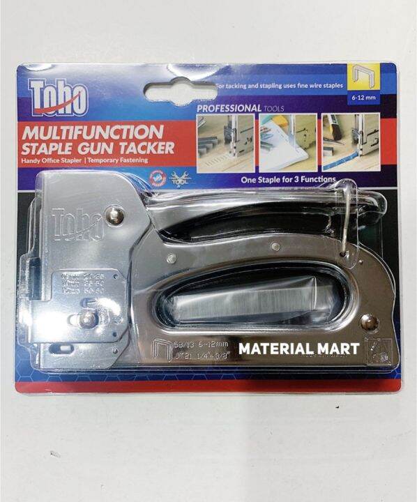 Premium Staples Tembak Toho Tembakan Paku Staple Gun Tacker Way Material Mart Lazada