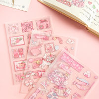 4PCSPack Cute Diary Stickers Scrapbooking Girl Generation Series Planner Japanese Kawaii Decorative Stationery Sticker Anime