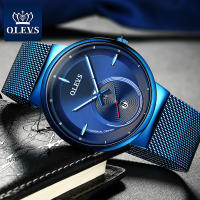 OLEVS Fashion Business Watches Top Brand Luxury Quartz Men Watch Satinless Steel Wristwatch Life Waterproof Clock Reloj Hombre