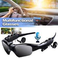 hot【DT】 Bluetooth Glasses Earphones Headset with Mic Sunglasses for Driving Cycling Headphones Support Dropshipping