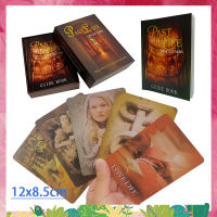 Past Life Oracle การ์ดออราเคิล | ขนาดใหญ่12X8.3ซม. | พร้อมหนังสือคู่มือกระดาษ | เกมหมอดู | ไพ่ทาโรต์44ใบและคู่มือ | เวอร์ชั่นภาษาอังกฤษ | ไพ่ยิปซี ไพ่ออราเคิล ไพ่ยิบซี ไพ่ทาโร่ ไพ่ดูดวง ไพ่ทาโรต์ Tarot Oracle Card