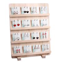 Fashion Wood Jewelry Display Necklace Charms Jewelry Display Tray Pendant Earrings Card Style Pendant Display Tag Card