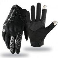 ถุงมือมอเตอร์ไซค์  motorcycle Gloves RS SPURTT รุ่น RS-,07 (ดำ,แดง) ถุงมือขับมอเตอร์ไซค์ ทัชสกรีนได้