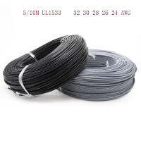 5/10 เมตร UL1533 สายป้องกันสัญญาณสาย 32 30 28 26 24 AWG Channel Audio Single Core 1C อิเล็กทรอนิกส์ทองแดงสายป้องกัน-GGHJY STORE