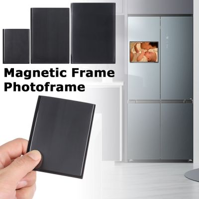【CW】 Magnetic Photo Frame Fridge Refrigerator Picture Photoframe Room