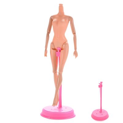 เฟอร์นิเจอร์บ้านตุ๊กตาสำหรับเด็กผู้หญิงสำหรับเด็กคลาสสิก Mazalan 1 X ขาตั้งราวแขวนสีชมพู
